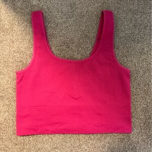 Athleta Fuchsia Ribbed Tank Top